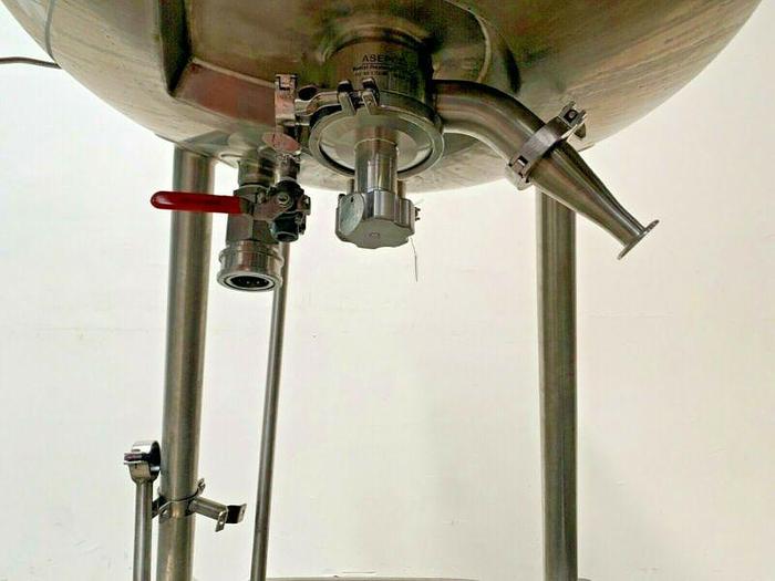 Used Walker 250 Liter Stainless Steel Jacketed Reactor 45 PSI -  No Mixer