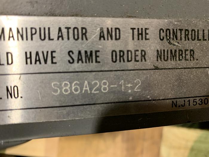 Used MOTOMAN UP50N (HP50) 50KG X 2046MM REACH 6 AXIS CNC ROBOT WITH NX100 CONTROL