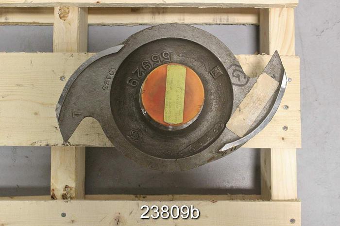 Used Goulds 3175 Impeller, 3175S, 4x6x14, 11.25" Diameter, 2-Vane #23809
