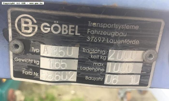 2010 GMI Glass A Transport rack