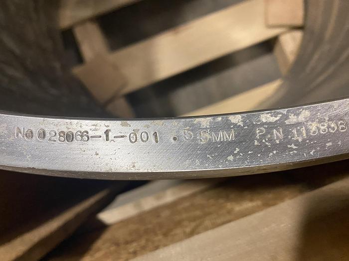 Used VOITH SCREEN BASKET SIZE 20 .020" SLOTS S/S