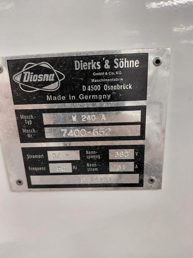 Usato Diosna wendel mixer