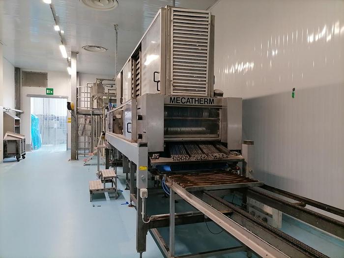 Usato Mecatherm French-style frozen pre-baked bread line
