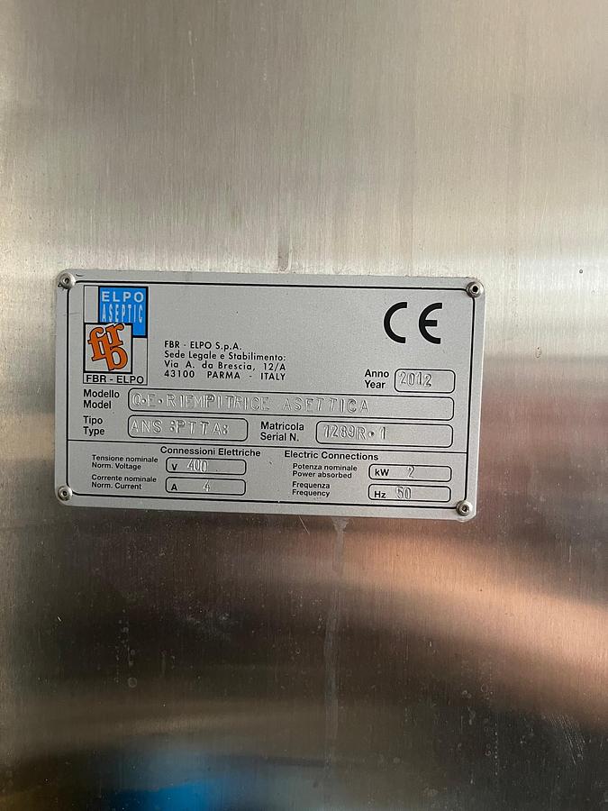 Used ASEPTIC FILLING MACHINE