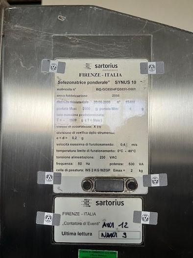 Usato Check weigher and metal.