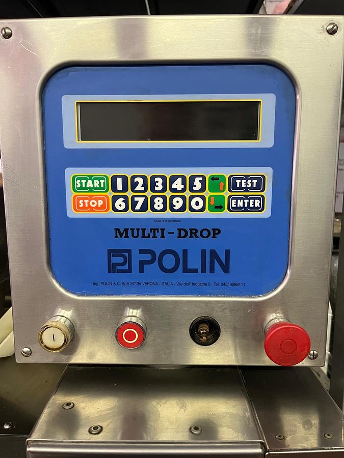 Usato 1996 Polin Multidrop 7-Head Stainless Steel Cookie Depositor