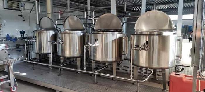 Usato COMPLETE PLANT FOR THE PRODUCTION OF JAM AND FRUIT JUICE