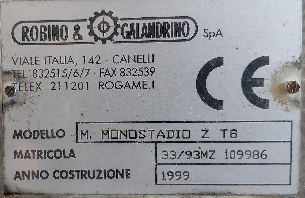 Usato 1999 Robino & Galandrino Thermal Capping machine