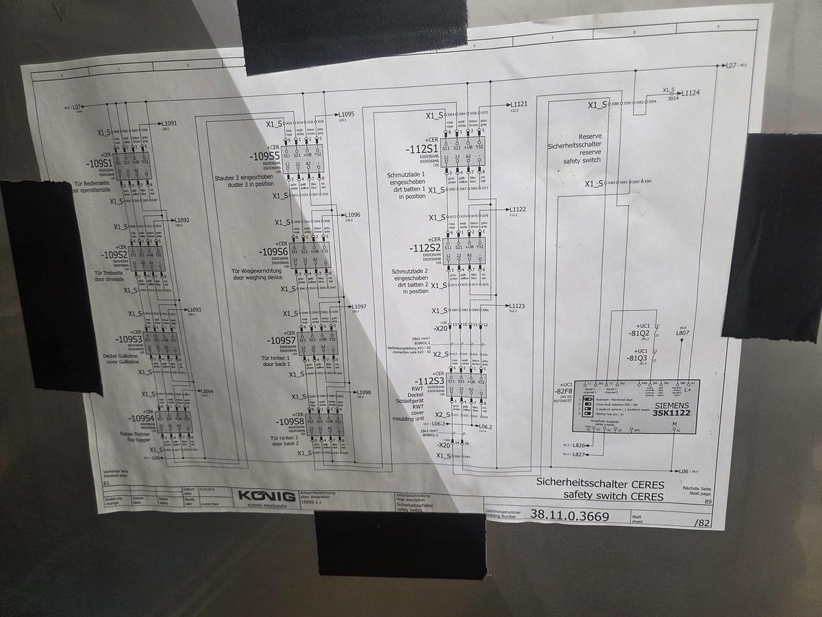 Usato 2016 König Ceres 2.1 Automatic Dough Divider & Weigher