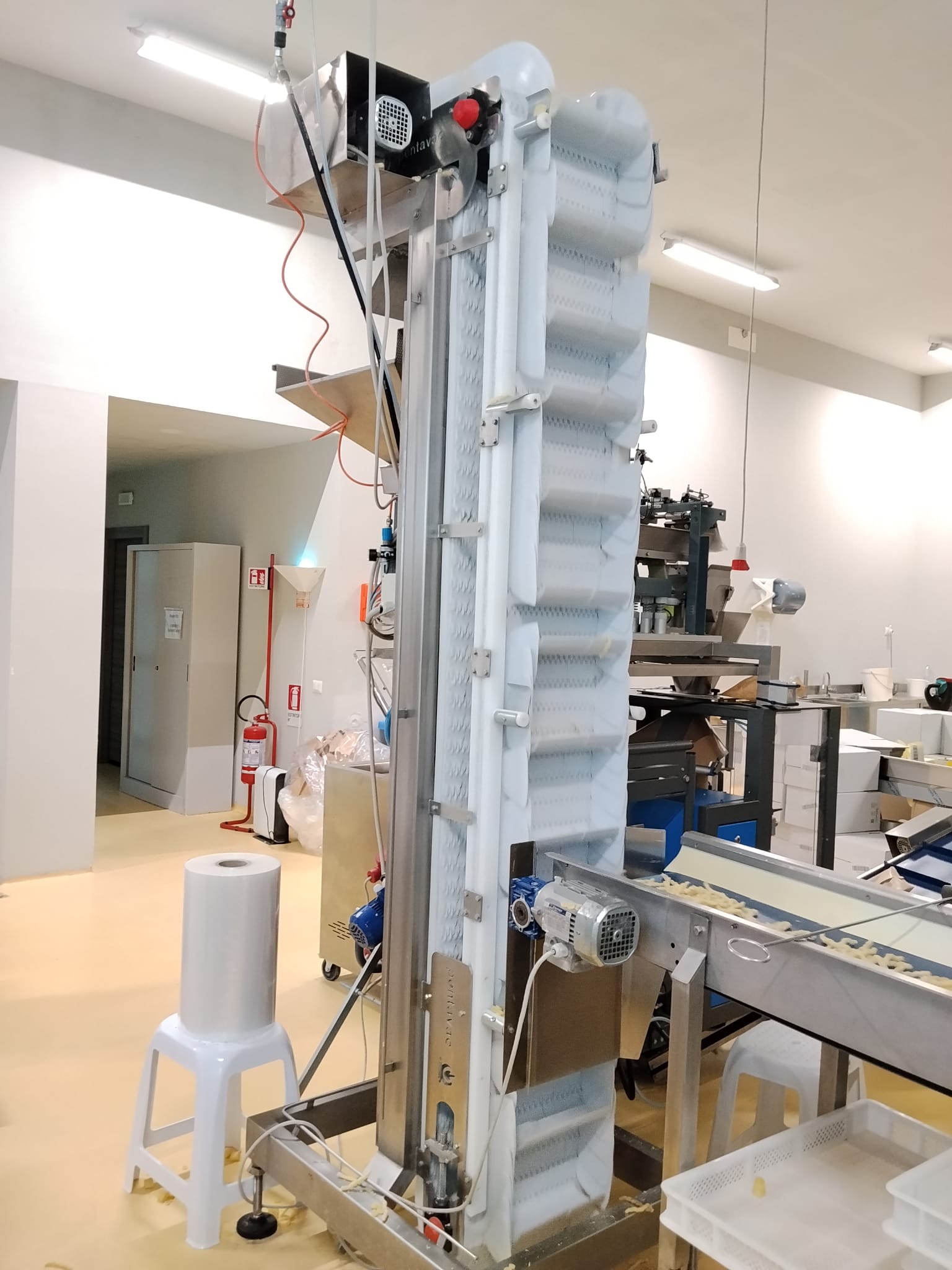 Usato Complete Fresh Pasta / Ravioli Production Line Italpast – Pama Parsi – Pentavac 200 kg/h