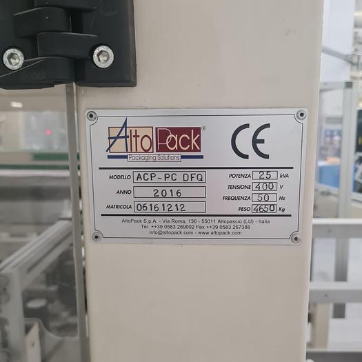 Usato 2016 Altopack Cartoning machine
