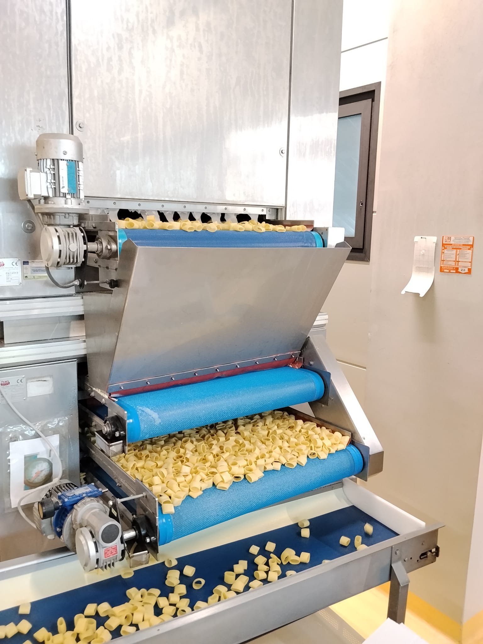 Usato Complete Fresh Pasta / Ravioli Production Line Italpast – Pama Parsi – Pentavac 200 kg/h