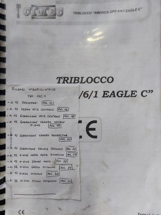 Usato 2003 CIMEC Isobarik Tribloc 6-6-1