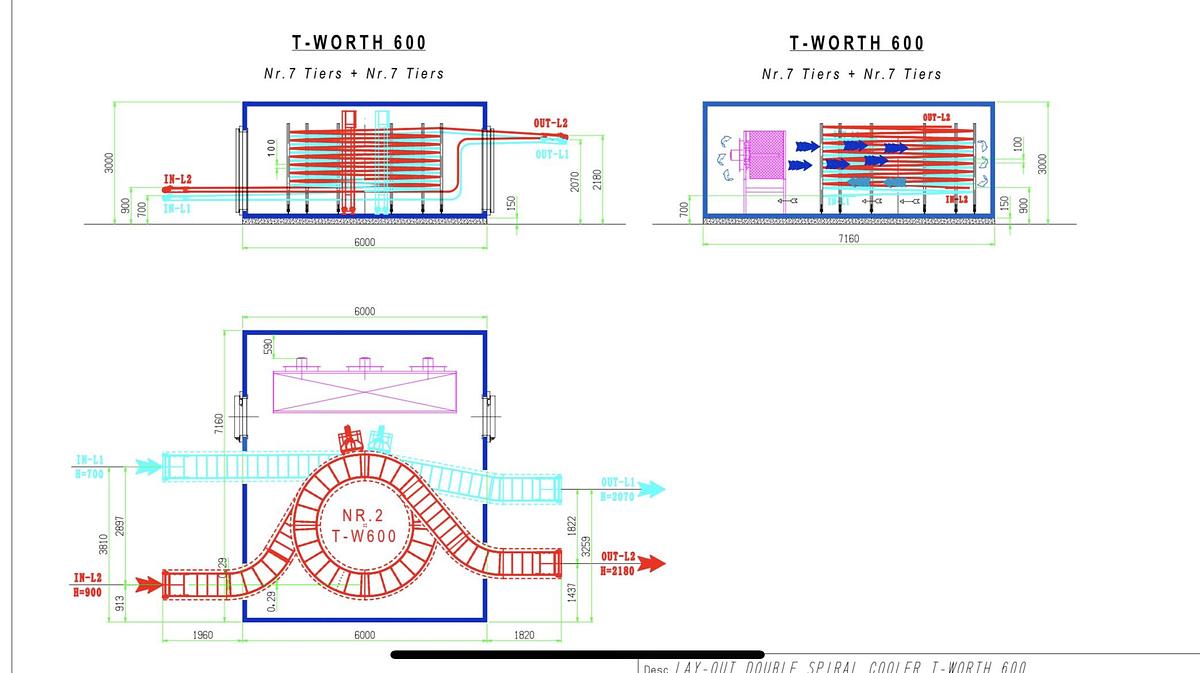 Used 2011 TECNOPOOL Spiral cooler
