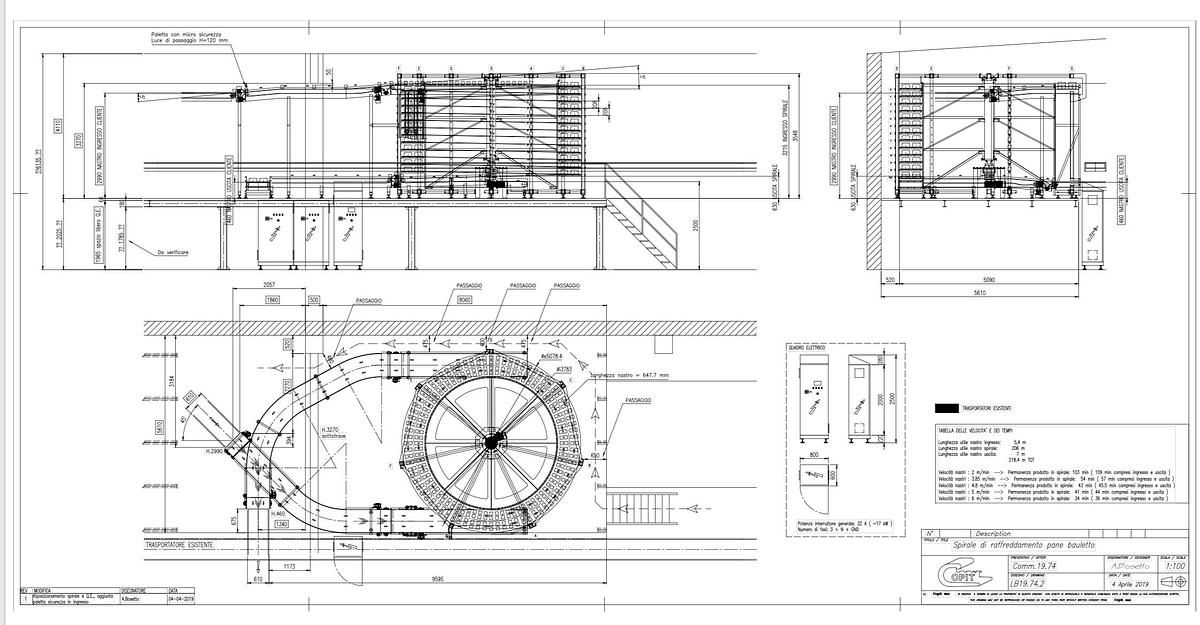 Used 2019 COPIT Spiral Cooler