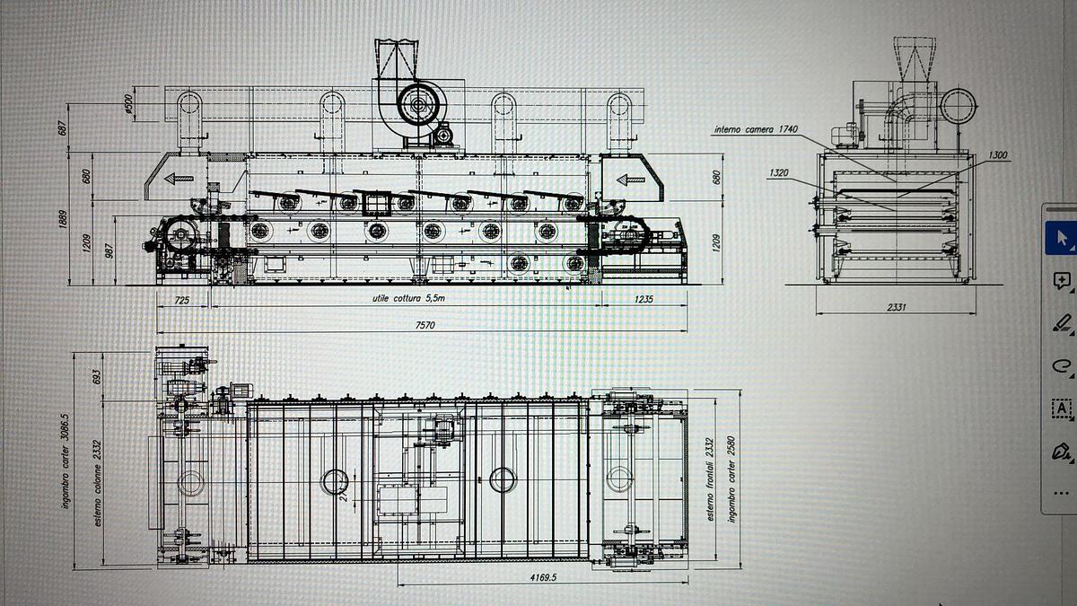 Usato 2001 Bamak Tunnel Stone oven