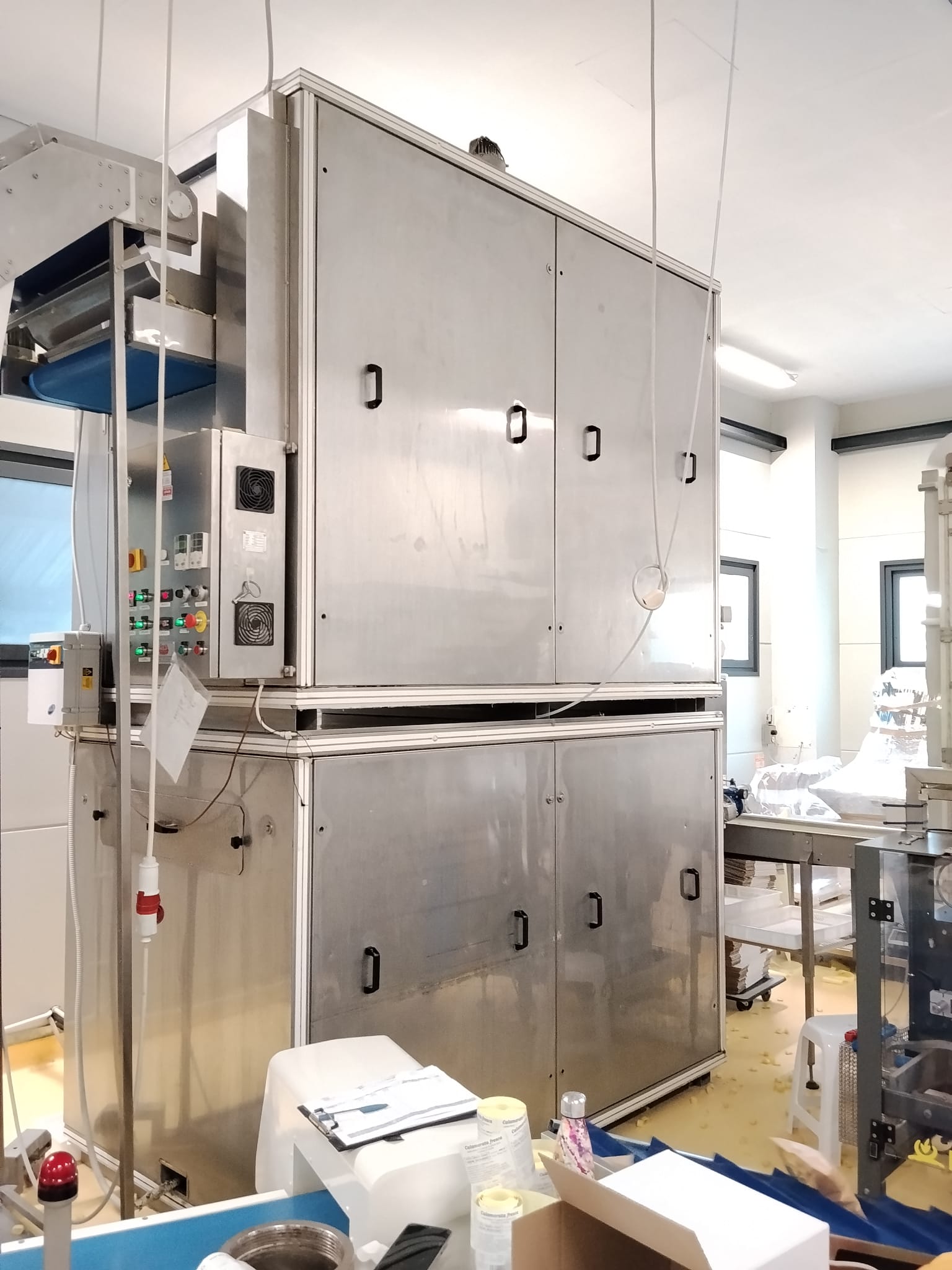 Usato Complete Fresh Pasta / Ravioli Production Line Italpast – Pama Parsi – Pentavac 200 kg/h