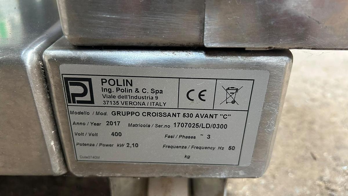 Usato 2017 Polin-Ostali croissant line with calibrator