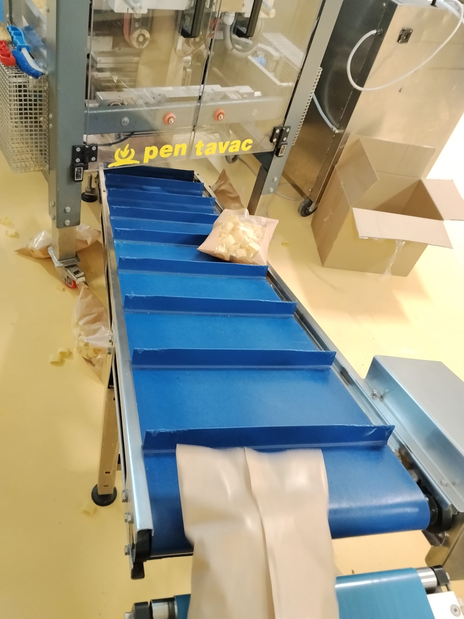 Usato Complete Fresh Pasta / Ravioli Production Line Italpast – Pama Parsi – Pentavac 200 kg/h