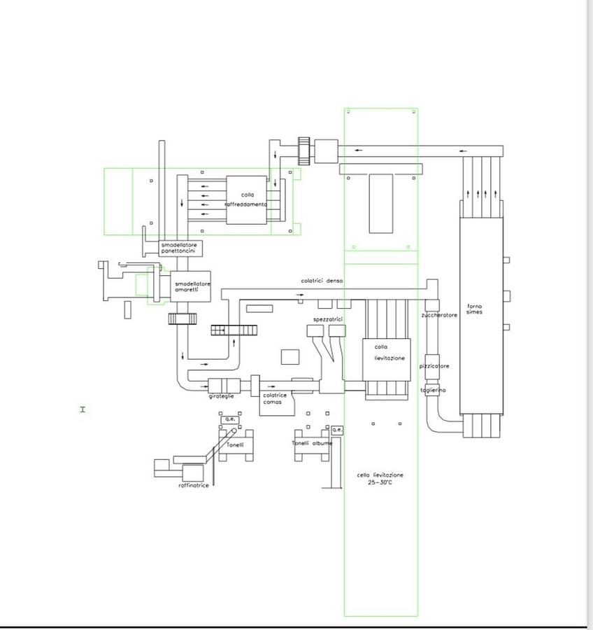 Used Simer Static proofing chamber for panettoncino