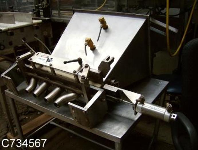 Used Filler, Hopper, S/st, 4 Spout, 1-1/2" Dia #C734567