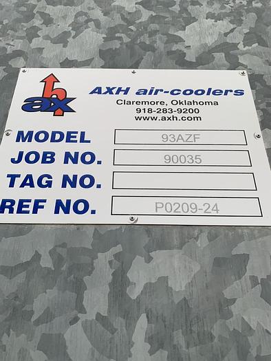 Used AXH Air Cooler; Model: 93AZF Cooling System 93AZF