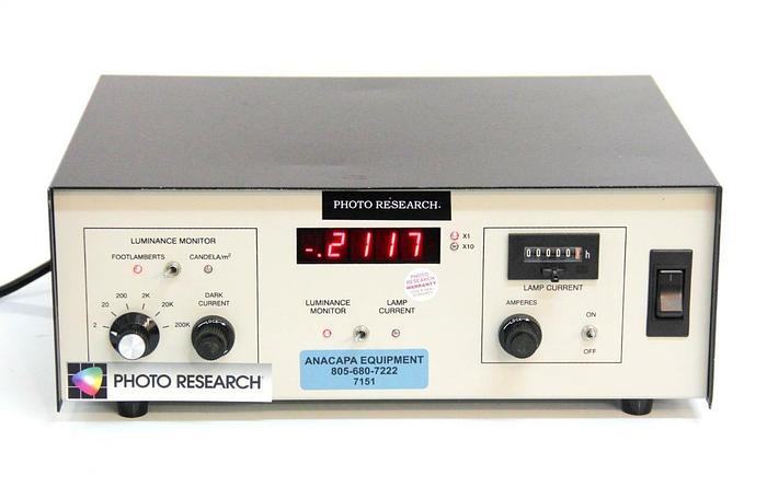 Used Photo Research Inc. LRS-455-6-1 Calibration Source Controller Luminance (7151)