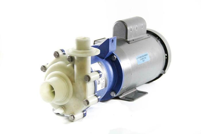 Used Met-Pro Sethco 344-A33 PM-1500 Magnetic Drive End Suction Pump w/ Motor (7417)G