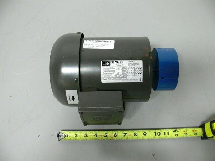 Used Weg 00156ES3EB56C 1.5 HP Motor Vertical Magnetic Drive