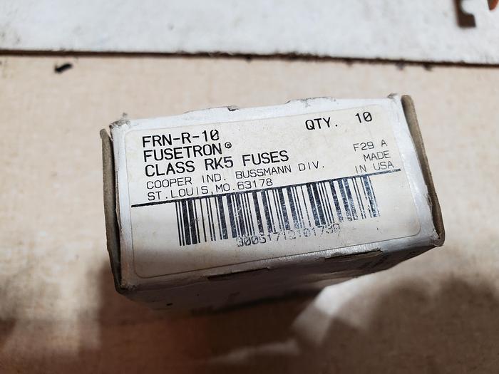 (Box of 10) Cooper Frn-R-10 - Current Limiting Fu Frn-R-10 Class