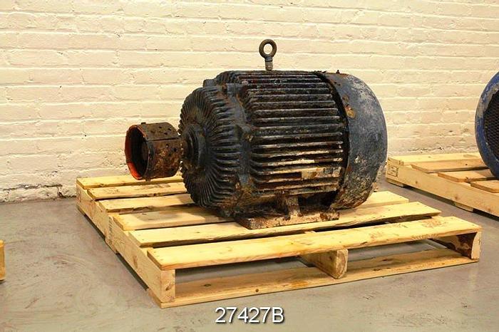 Used Marathon  Ac Motor, 40 Hp, 1185 Rpm, 460V, S.F. 1.15, 40 Amps, Tefc, 60Hz, Continuous Duty #27427