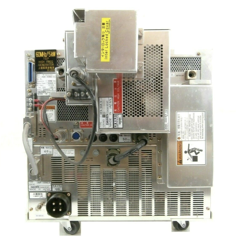 Used Daihen AGA-50B2-V RF Generator DGP-120A2-V TEL 3D80-001479-V1 Tested Working