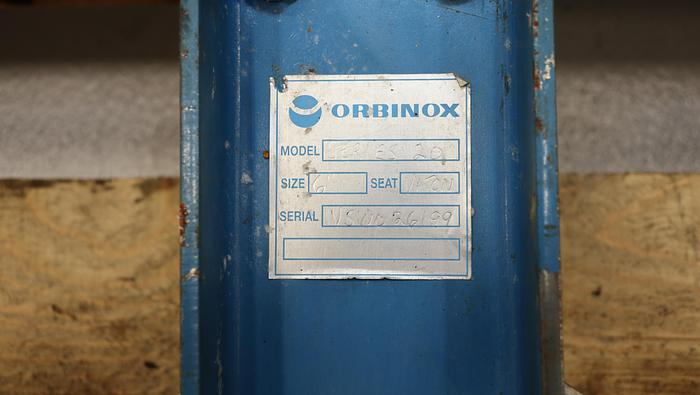 Used Orbinox 6" Air Operated Knife Gate Valve #44474