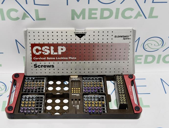 Used Synthes Cervical Spine Locking Plate System Instrument Set, In-Stock