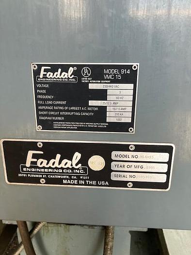 Used Fadal VMC-15