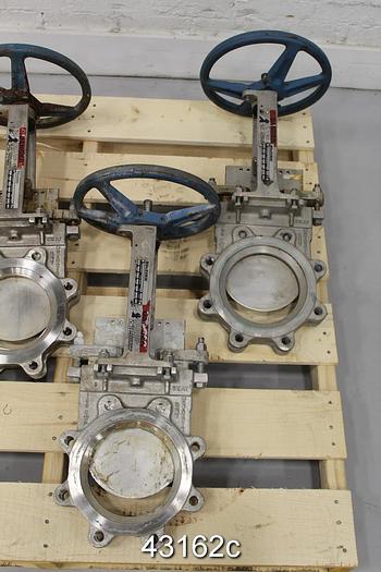 Used Dezurik 6" Hand Operated Knife Gate Valve #43162