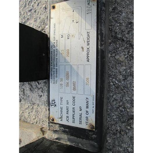 Used JCB Telehandler Forklift Attachment