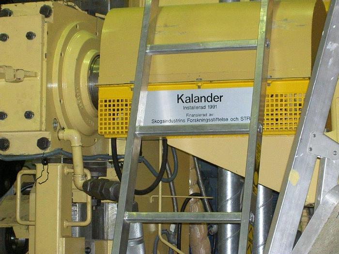Used 13.75" KLEINEWEFERS LAB SOFT CALENDER STACK