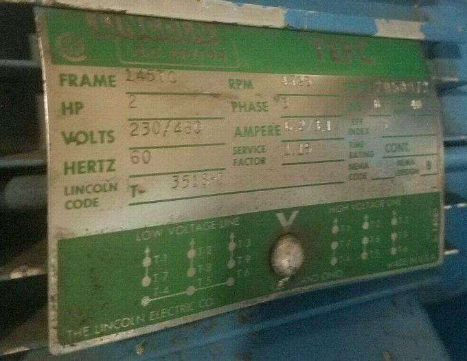 Used Parker Fluid Systems Hydraulic Power Supply Unit 2 HP