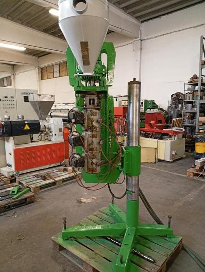 Usato EM 1213- Estrusore Actual 50/20 verticale utilizzabile anche come coestrusore, motore in c/c 7 kw