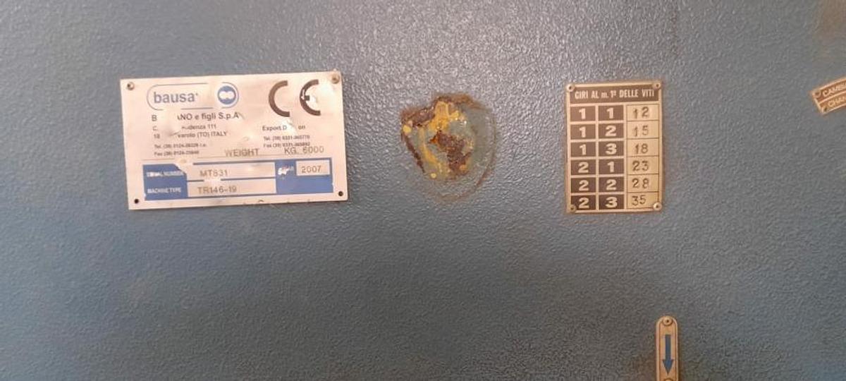 Used EB2151 Estrusore bivite BAUSANO 146-19