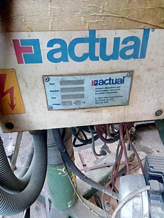 Usato EM 1213- Estrusore Actual 50/20 verticale utilizzabile anche come coestrusore, motore in c/c 7 kw