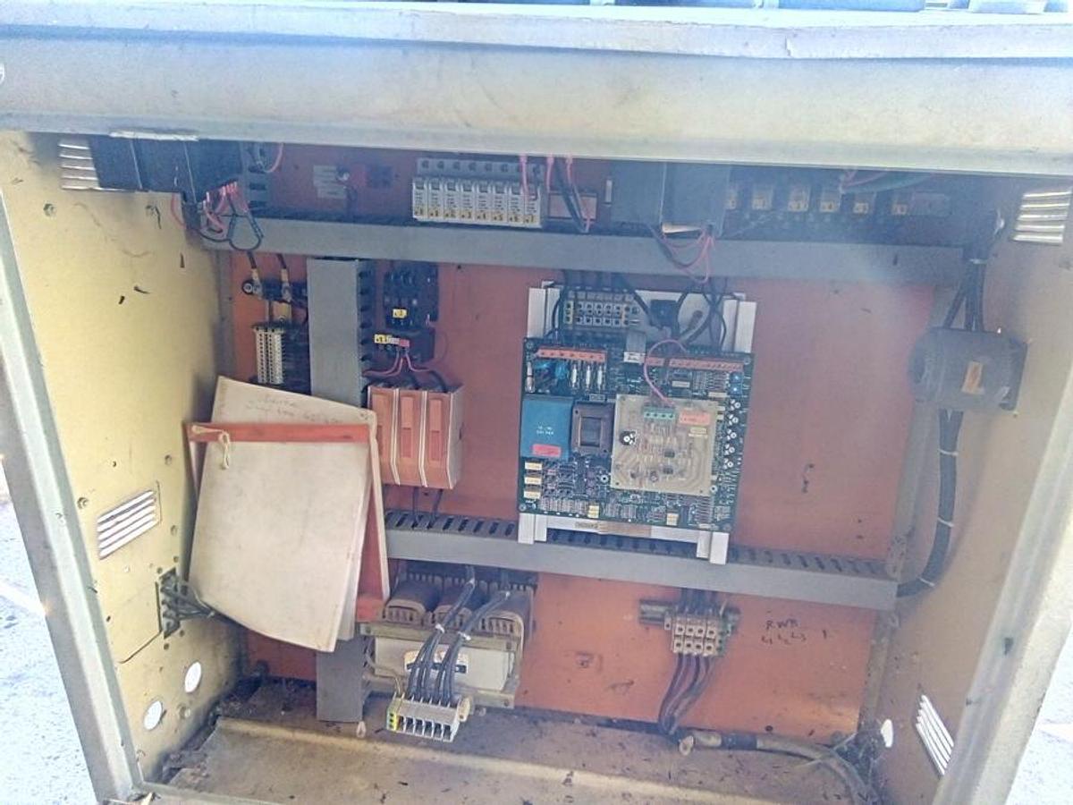 Usato EM 1213- Estrusore Actual 50/20 verticale utilizzabile anche come coestrusore, motore in c/c 7 kw
