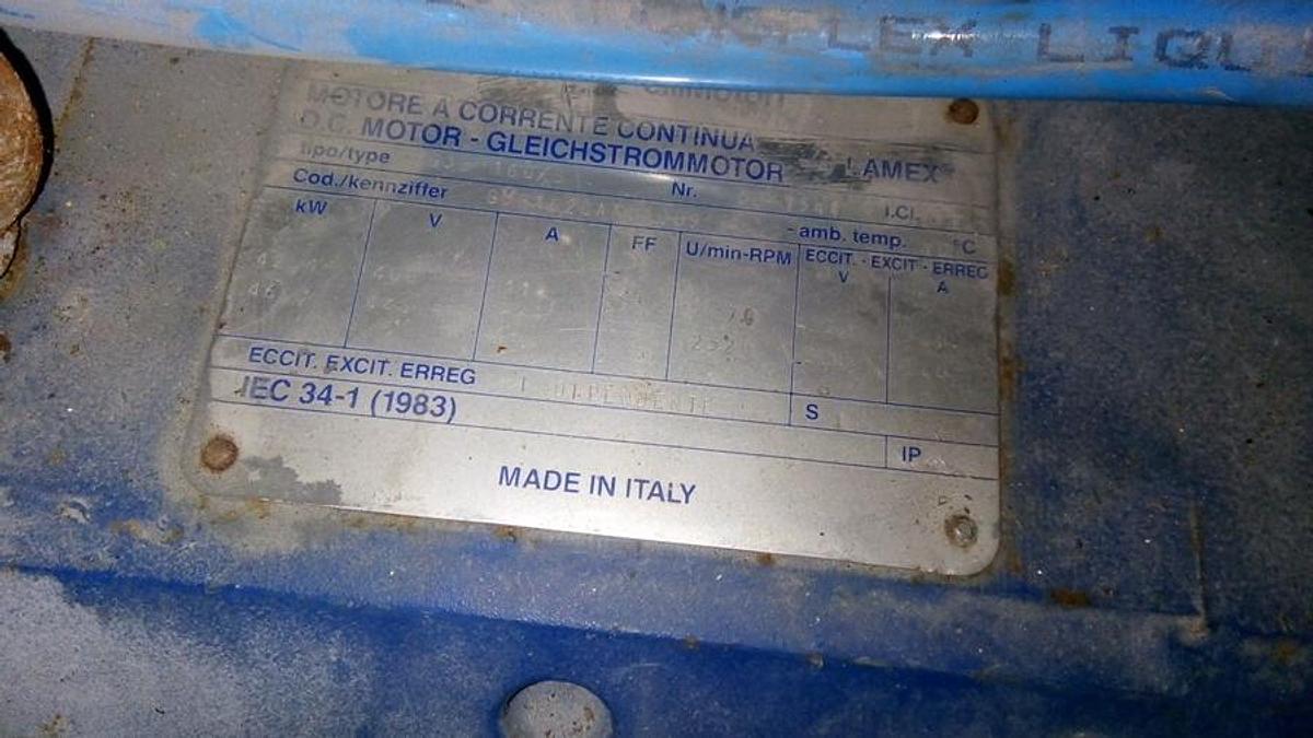 Usato M8247 - Motore C.C. 46 kw Marelli-LAMEX