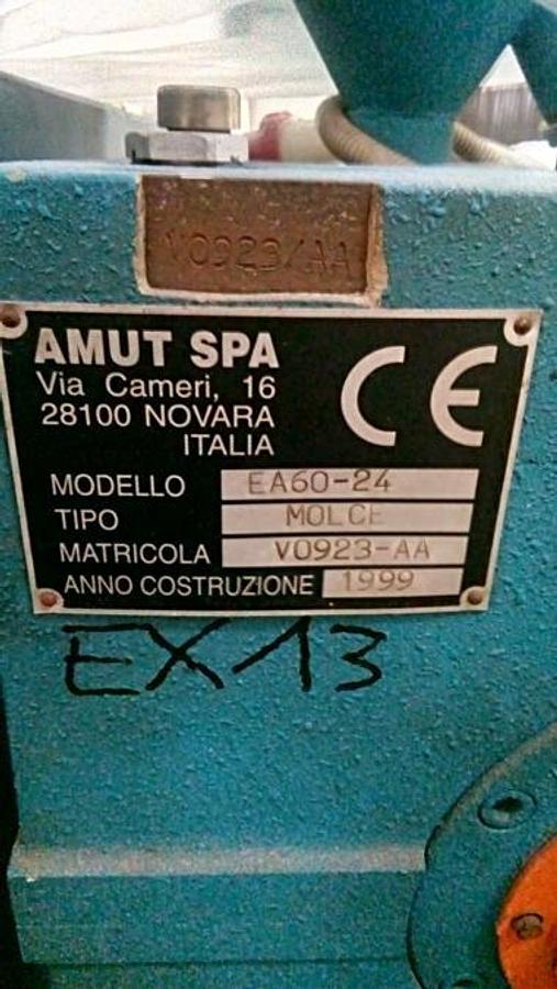 Usato EM 1215 estrusore monovite AMUT 60 LD24 per PVC rigido e flex.