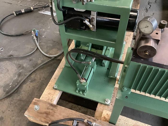 Used 72" POWELL MDL. EP6072 SHAFTLESS UNWIND STAND 60" DIAMETER WITH EDGE GUIDE