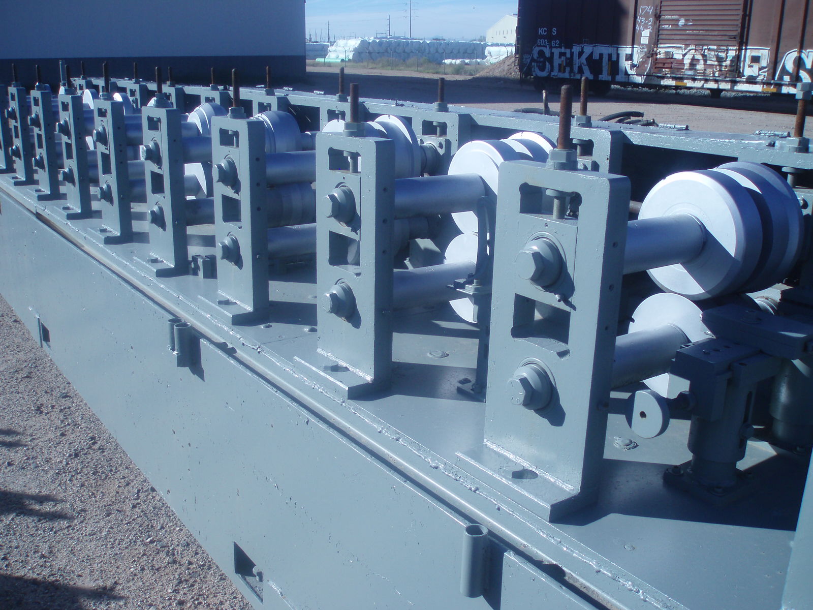 Used 10 Stand Metalform Roll Former; 14" roll space