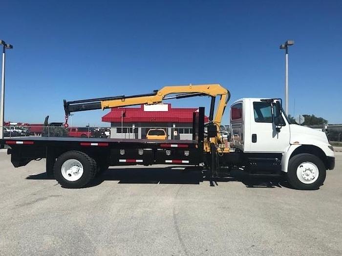 Used 2009 International 4400 Flatbed IMT 7-51K2 Knuckle Boom Truck - C58134