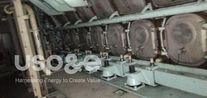 Used 6.7 MW 2010 Used Man 14V32/40 Diesel Generator Set