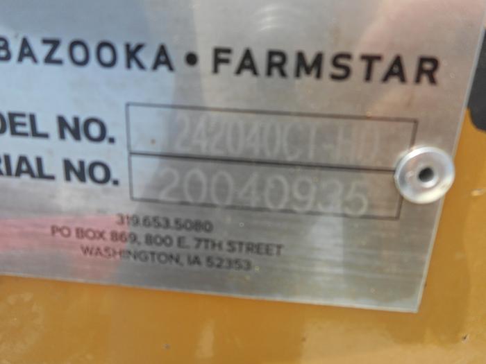 Used 2020 BAZOOKA FARMSTAR T242040CT-HD